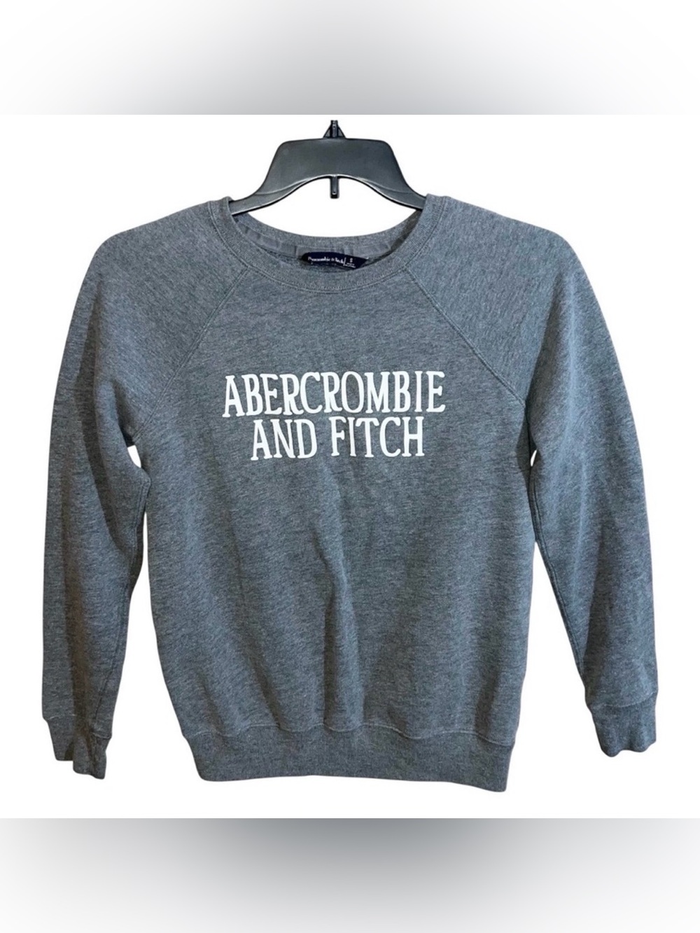 Abercrombie & Fitch Sweatshirt Women’s Size S Grey Long Sleeve